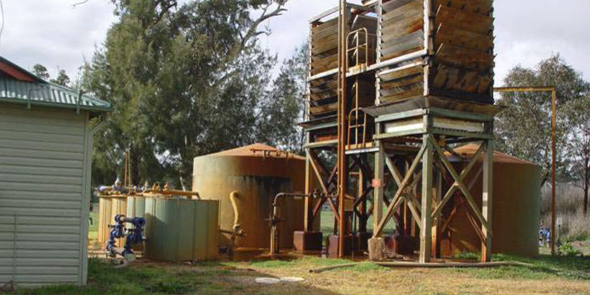 Enlèvement du fer à eau de puits à l'aide d'un milieu de filtration DMI-65